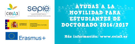 Erasmus+ ceiA3 doctorado 2016/2017. 2ª Fase