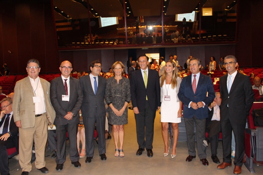 Autoridades durante la inauguración del X Congreso Nacional de Economía Agraria