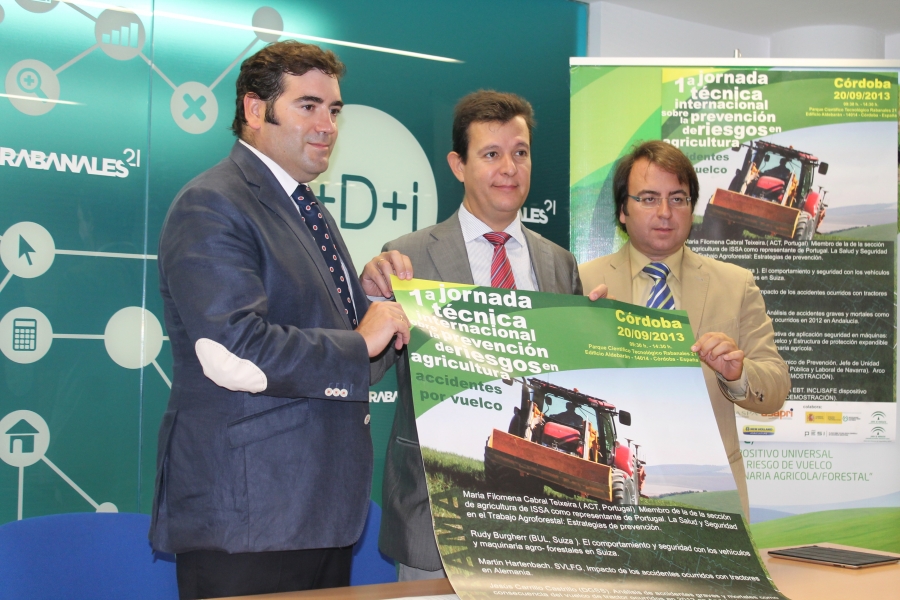 Expertos europeos debaten en Córdoba nuevas estrategias para disminuir los accidentes laborales en Agricultura