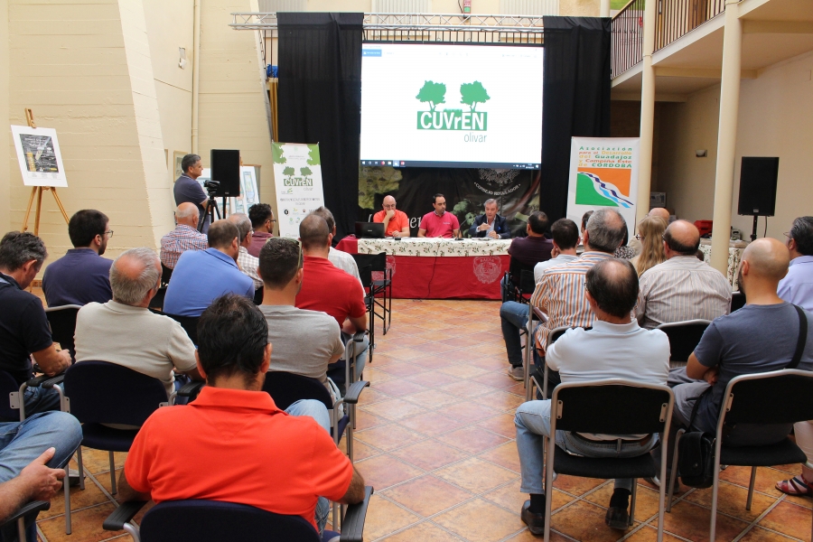 El proyecto innovador del ceiA3, CUVrEN_Olivar, expone a los agricultores de la provincia de Córdoba los beneficios de la implantación de cubiertas vegetales de especies nativas en olivar