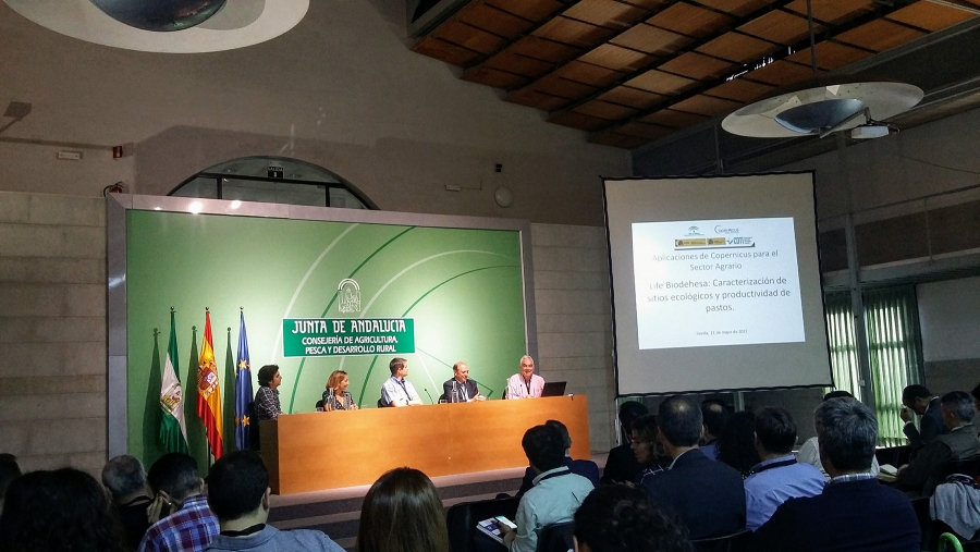 Investigadores del ceiA3 presentan en Sevilla sinergias con el programa Copernicus de la Comisión Europea