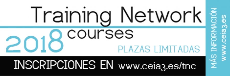 El ceiA3 lanza su oferta formativa de Training Network Courses 2018