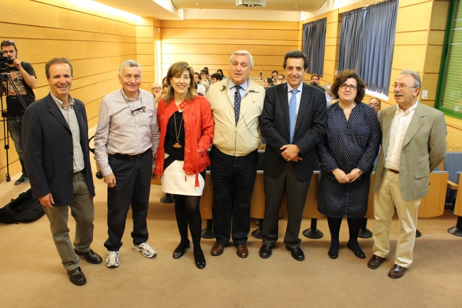 Organizadores del ciclo de conferencias de la UCO con motivo del Año Internacional de los Suelos