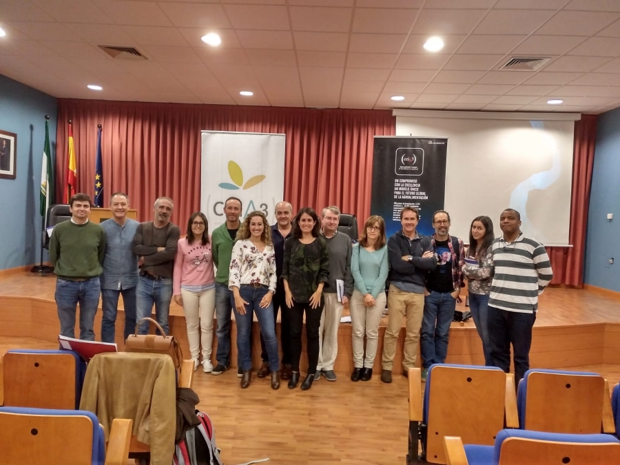 Participantes hoy en la Universidad de Huelva 