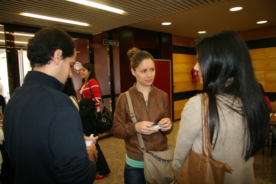 Jóvenes investigadores en el congreso de 2012