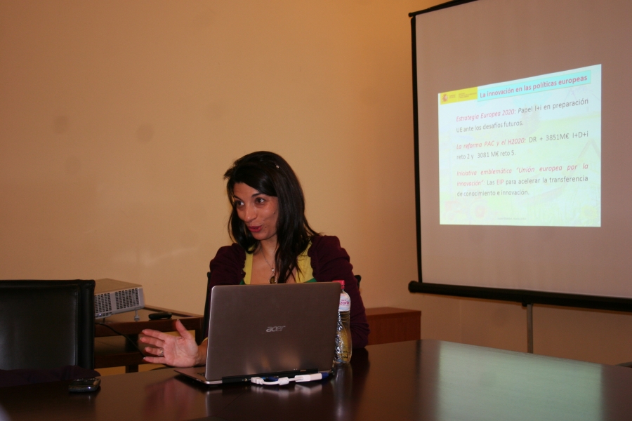 Isabel Bombal, durante su intervención